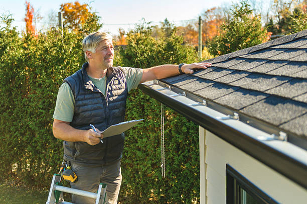 Professional Emergency Roof Repair technician working in Becket, MA